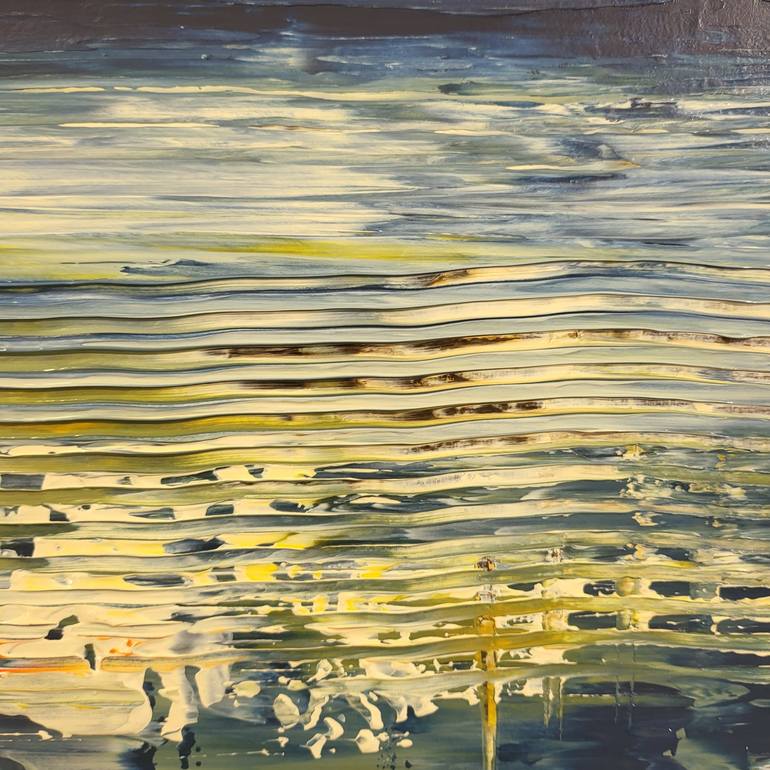 Original Abstract Landscape Painting by Jean-Humbert Savoldelli