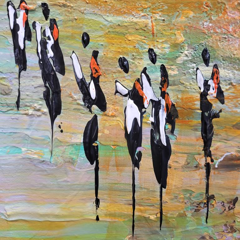Original Abstract Landscape Painting by Jean-Humbert Savoldelli