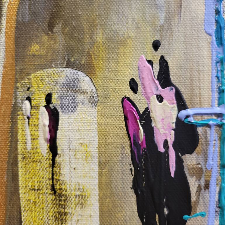 Original Expressionism Cities Painting by Jean-Humbert Savoldelli