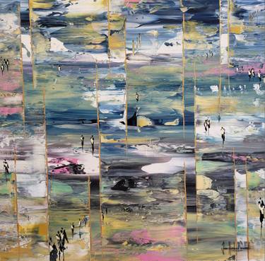 Original Abstract Landscape Paintings by Jean-Humbert Savoldelli