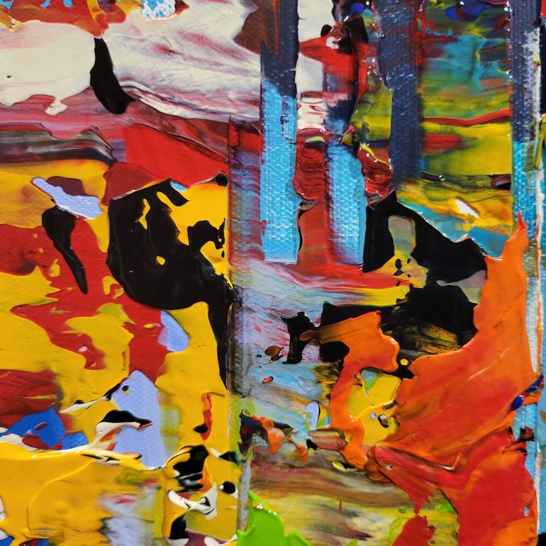 Original Abstract Painting by Jean-Humbert Savoldelli