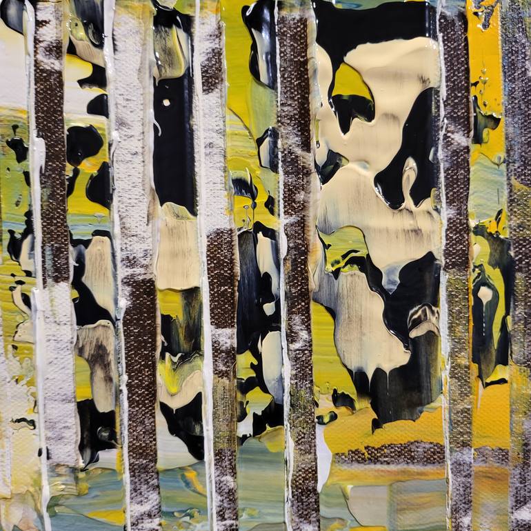 Original Abstract Landscape Painting by Jean-Humbert Savoldelli