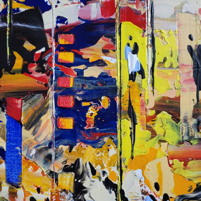 Original Abstract Painting by Jean-Humbert Savoldelli