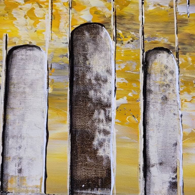 Original Abstract Landscape Painting by Jean-Humbert Savoldelli