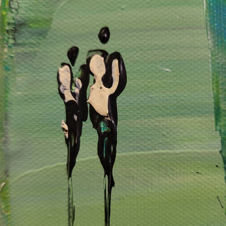 Original Abstract Landscape Painting by Jean-Humbert Savoldelli