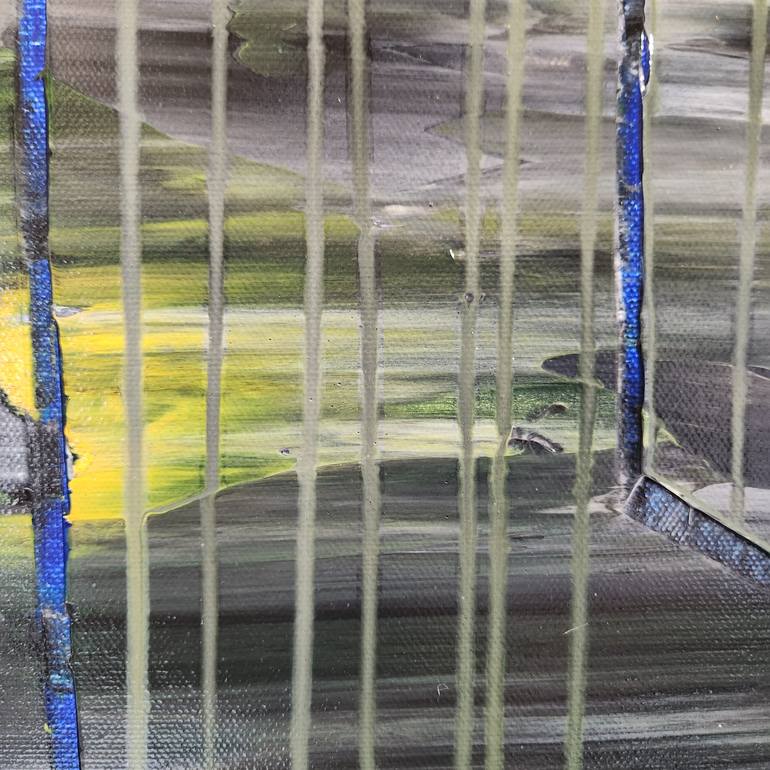 Original Abstract Landscape Painting by Jean-Humbert Savoldelli