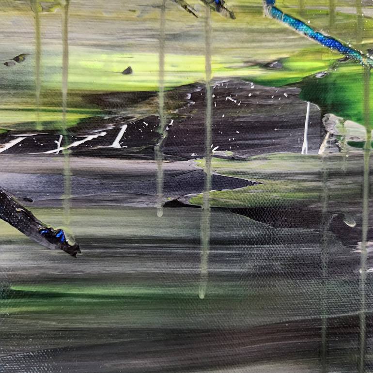 Original Abstract Landscape Painting by Jean-Humbert Savoldelli