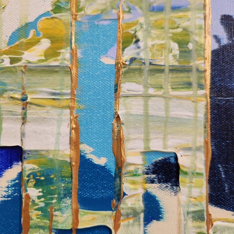 Original Abstract Landscape Painting by Jean-Humbert Savoldelli