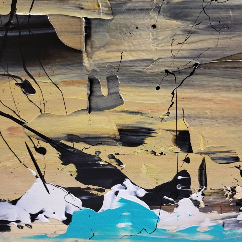 Original Abstract Landscape Painting by Jean-Humbert Savoldelli