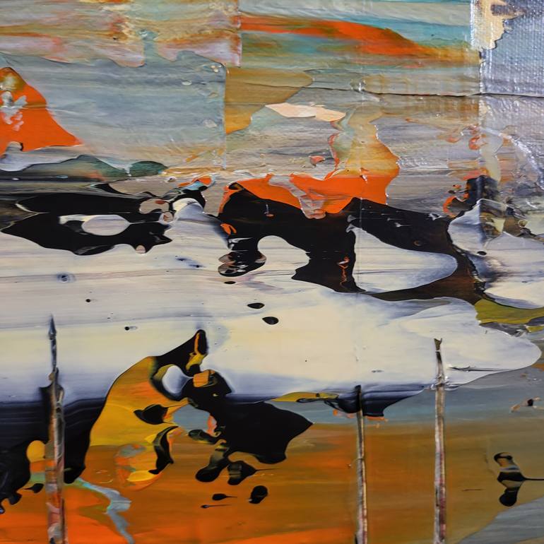 Original Abstract Landscape Painting by Jean-Humbert Savoldelli