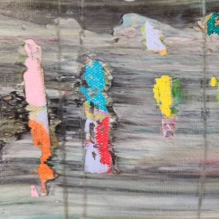 Original Abstract Painting by Jean-Humbert Savoldelli