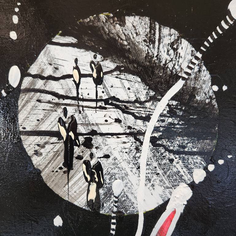 Original Abstract Painting by Jean-Humbert Savoldelli