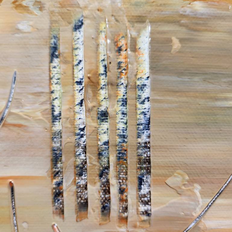 Original Abstract Landscape Painting by Jean-Humbert Savoldelli