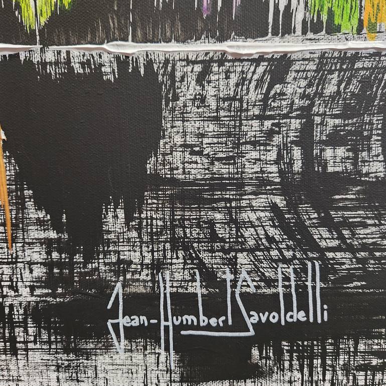 Original Abstract Painting by jean-humbert savoldelli