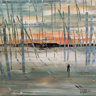 Original Abstract Landscape Paintings by jean-humbert savoldelli