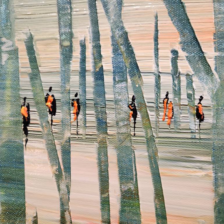 Original Abstract Landscape Painting by Jean-Humbert Savoldelli