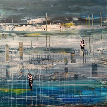 Original Abstract Landscape Paintings by jean-humbert savoldelli