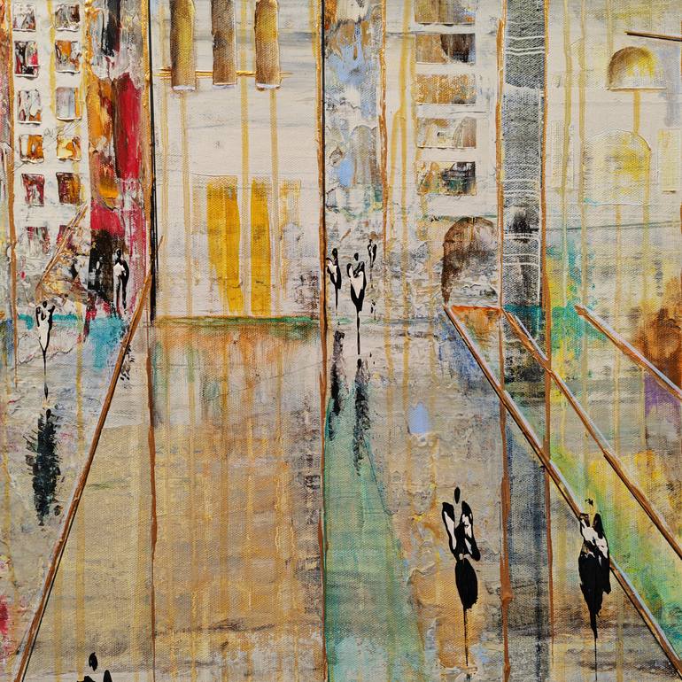 Original Figurative Architecture Painting by Jean-Humbert Savoldelli