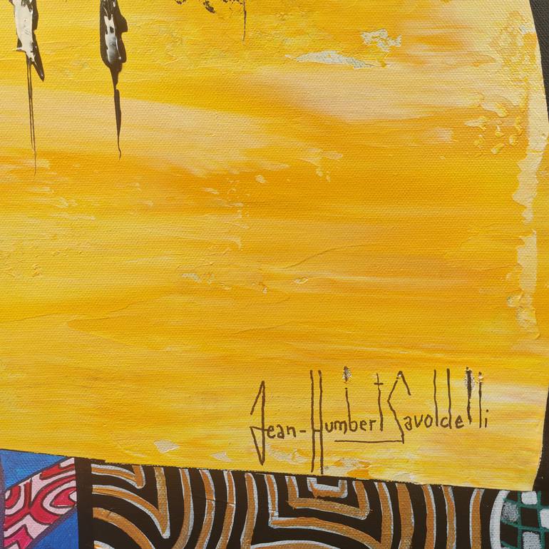 Original Abstract Painting by Jean-Humbert Savoldelli