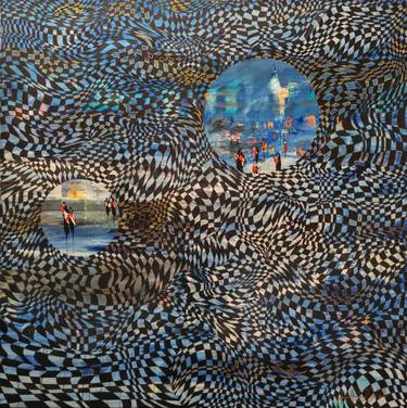 Original Abstract Paintings by Jean-Humbert Savoldelli