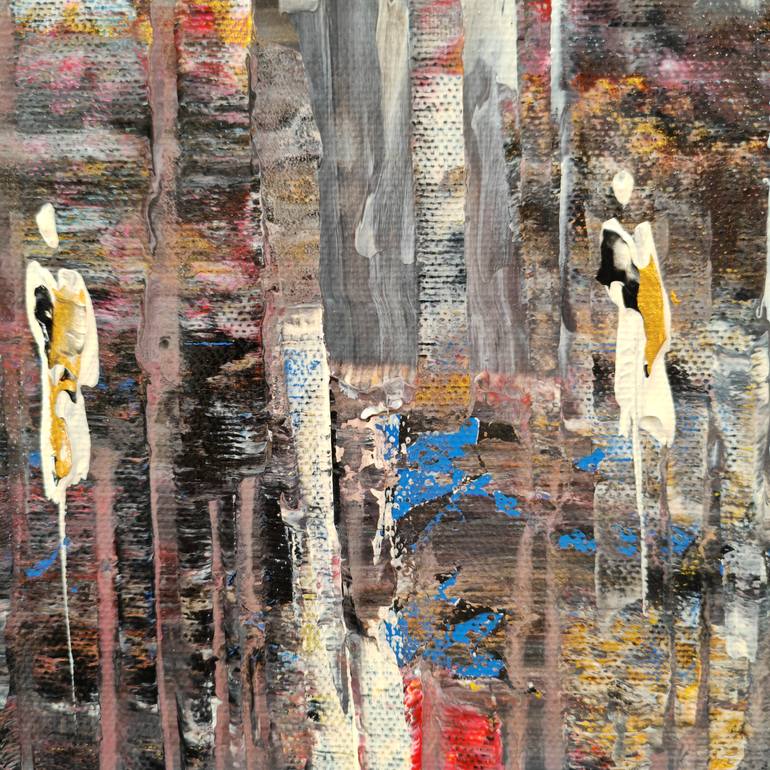 Original Abstract Expressionism Abstract Painting by Jean-Humbert Savoldelli