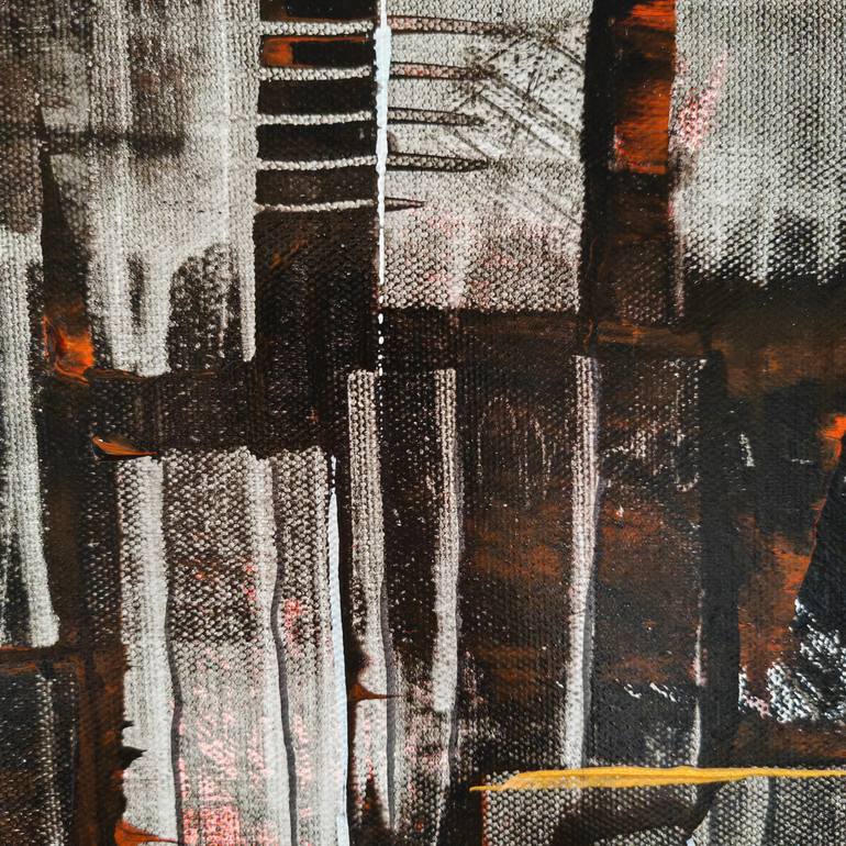 Original Abstract Expressionism Abstract Painting by Jean-Humbert Savoldelli