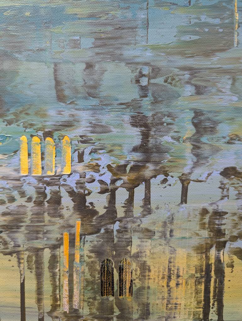 Original Abstract Painting by Jean-Humbert Savoldelli