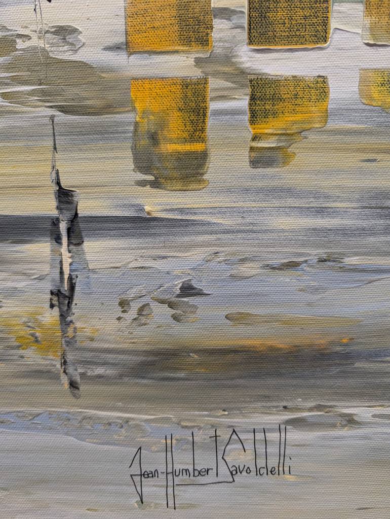 Original Abstract Painting by Jean-Humbert Savoldelli