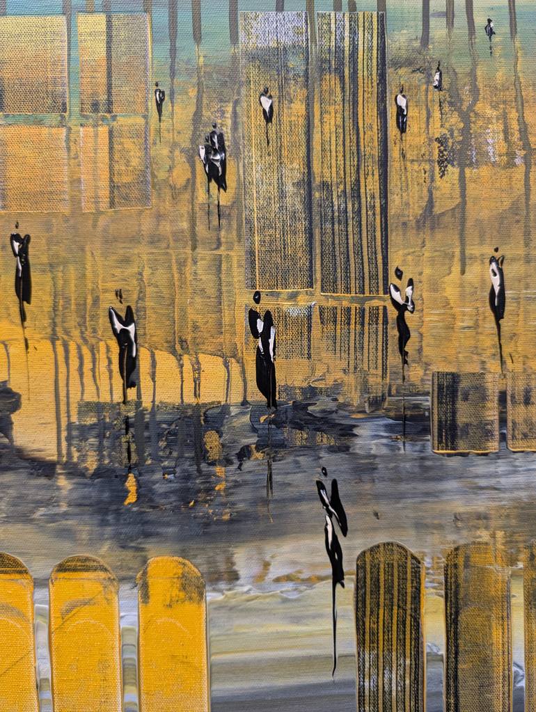 Original Abstract Painting by Jean-Humbert Savoldelli