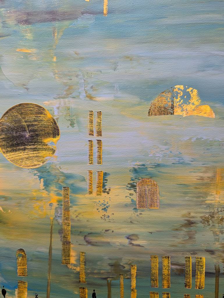 Original Abstract Painting by Jean-Humbert Savoldelli