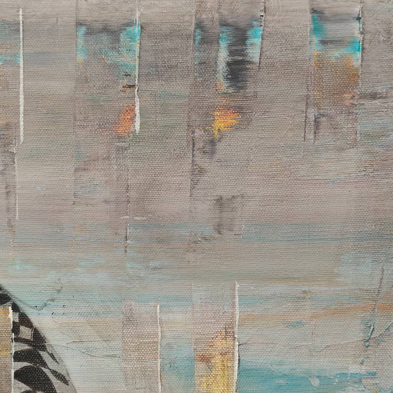 Original Abstract Landscape Painting by Jean-Humbert Savoldelli