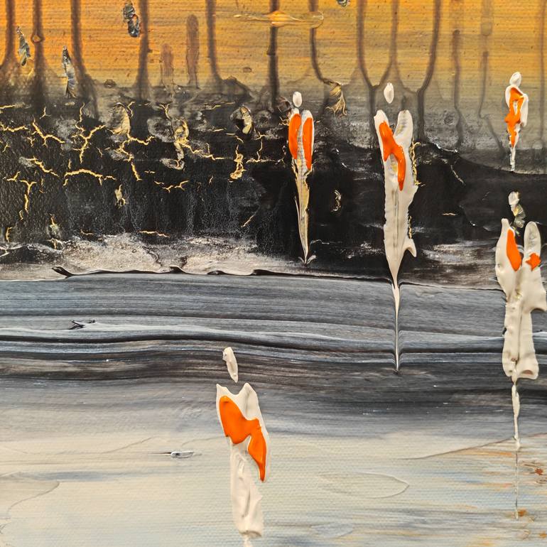 Original Abstract Landscape Painting by Jean-Humbert Savoldelli