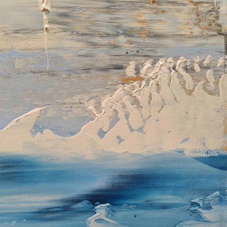 Original Abstract Landscape Painting by Jean-Humbert Savoldelli