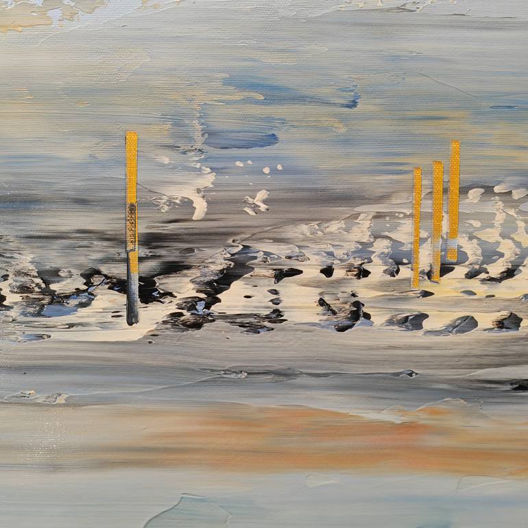 Original Abstract Landscape Painting by Jean-Humbert Savoldelli