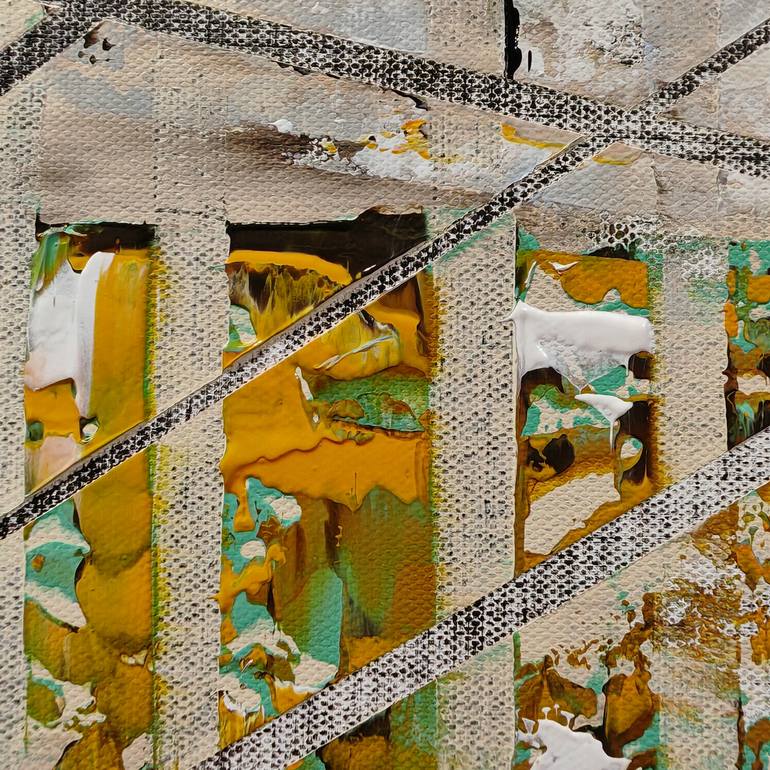 Original Abstract Expressionism Abstract Painting by Jean-Humbert Savoldelli