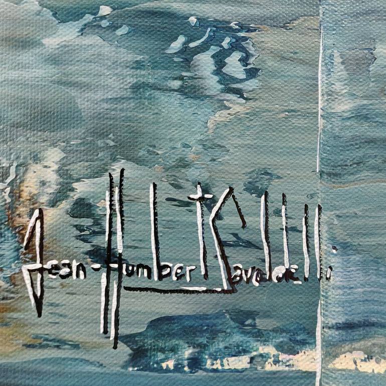 Original Abstract Expressionism Abstract Painting by Jean-Humbert Savoldelli