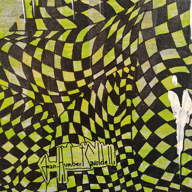 Original Abstract Expressionism Abstract Painting by Jean-Humbert Savoldelli