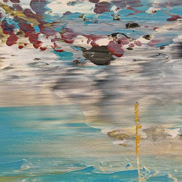 Original Abstract Expressionism Abstract Painting by Jean-Humbert Savoldelli