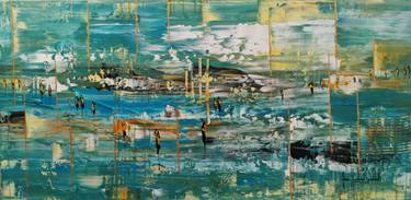 Original Abstract Landscape Paintings by Jean-Humbert Savoldelli