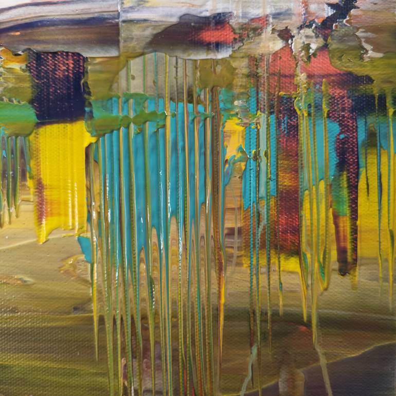 Original Abstract Expressionism Abstract Painting by Jean-Humbert Savoldelli