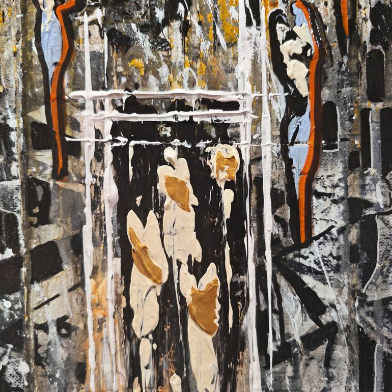 Original Abstract Expressionism Landscape Painting by Jean-Humbert Savoldelli