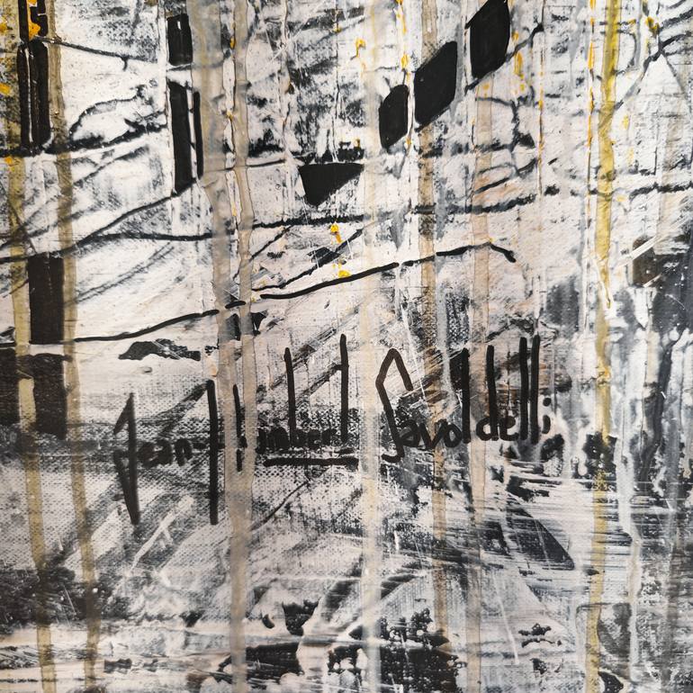 Original Abstract Expressionism Landscape Painting by Jean-Humbert Savoldelli