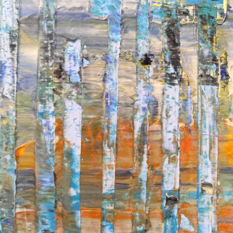 Original Abstract Seascape Painting by Jean-Humbert Savoldelli