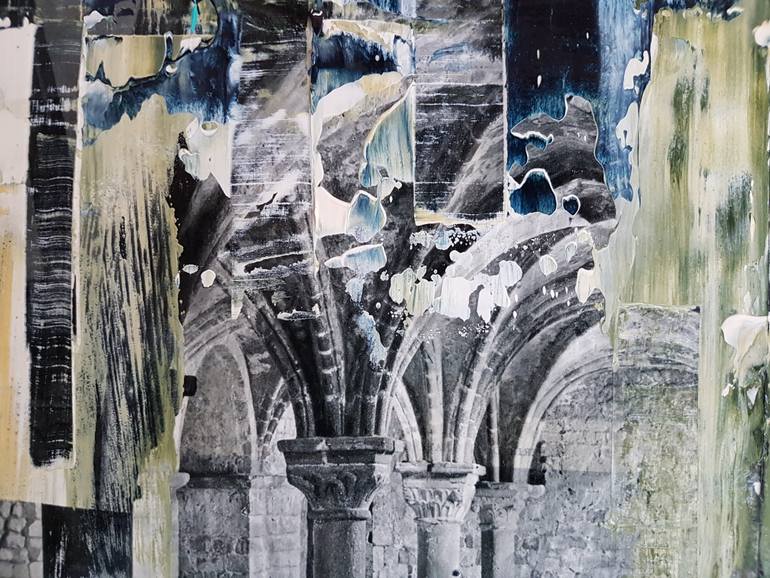 Original Abstract Expressionism Abstract Painting by Jean-Humbert Savoldelli