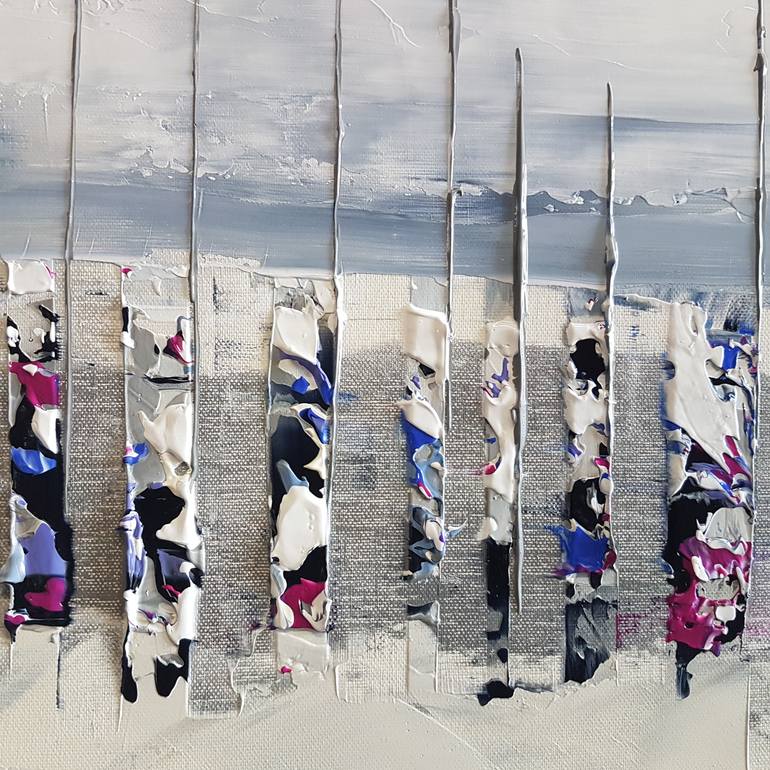 Original Abstract Expressionism Abstract Painting by Jean-Humbert Savoldelli