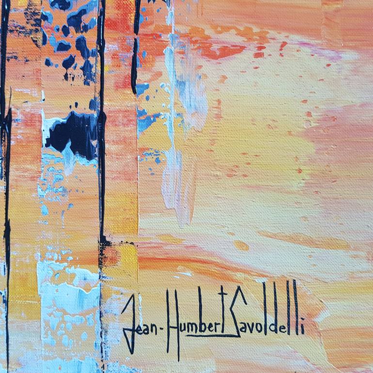 Original savoldelli Abstract Painting by jean-humbert savoldelli