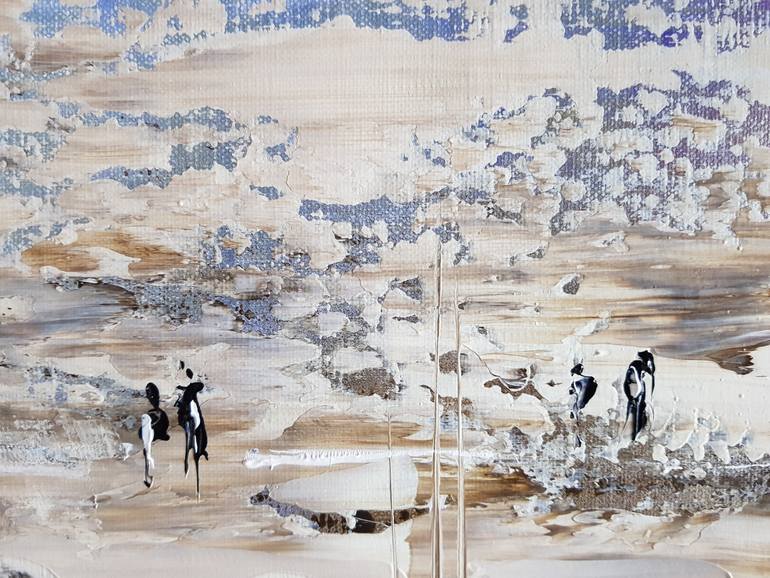 Original Abstract Expressionism Landscape Painting by Jean-Humbert Savoldelli