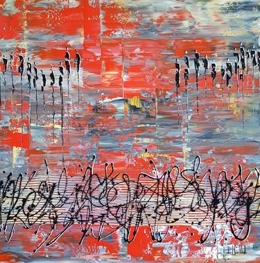 Original Abstract Expressionism Abstract Paintings by jean-humbert savoldelli