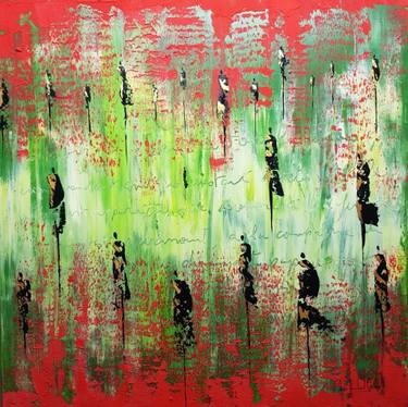 Original Abstract Paintings by Jean-Humbert Savoldelli