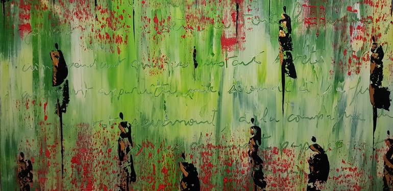 Original Abstract Painting by Jean-Humbert Savoldelli